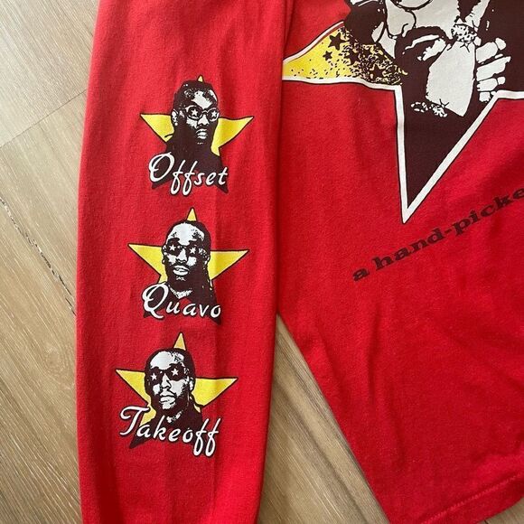 Mens 2018 Aubrey & The Three Migos Drake Tour Long Sleeve Shirt Size Small - Picture 7 of 7